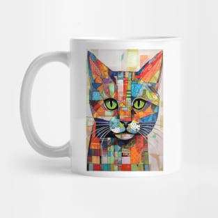 Abstract Cat 4 Mug